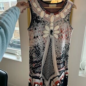 New Brazil designer Cecilia Prado Elegant Sleeveless Dress size, MSRP 695$